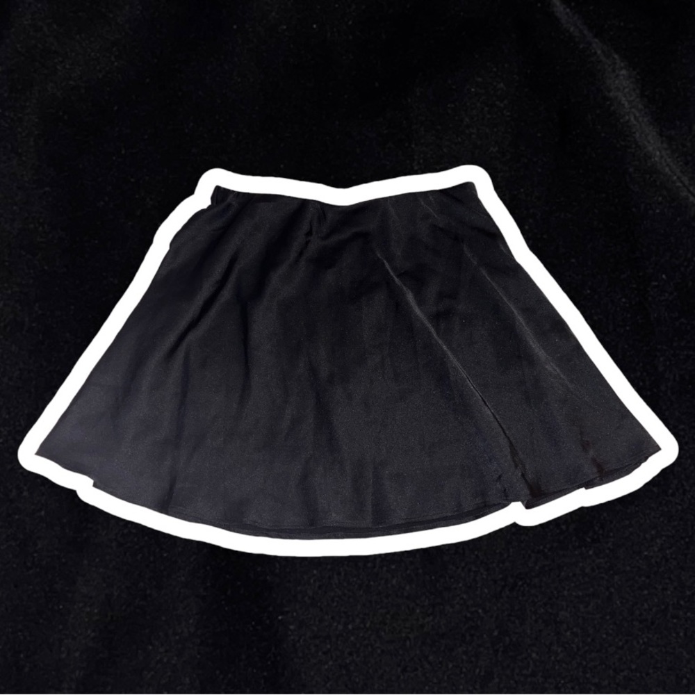 NWT Forever 21 Black Satin Skirt
